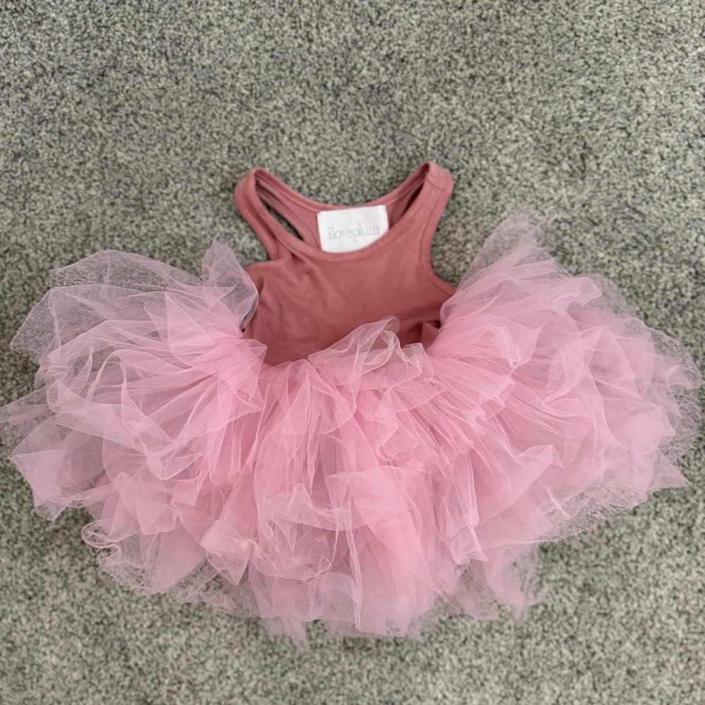 ILovePlum Pink Tulle Tutu Dress size 6-12 months